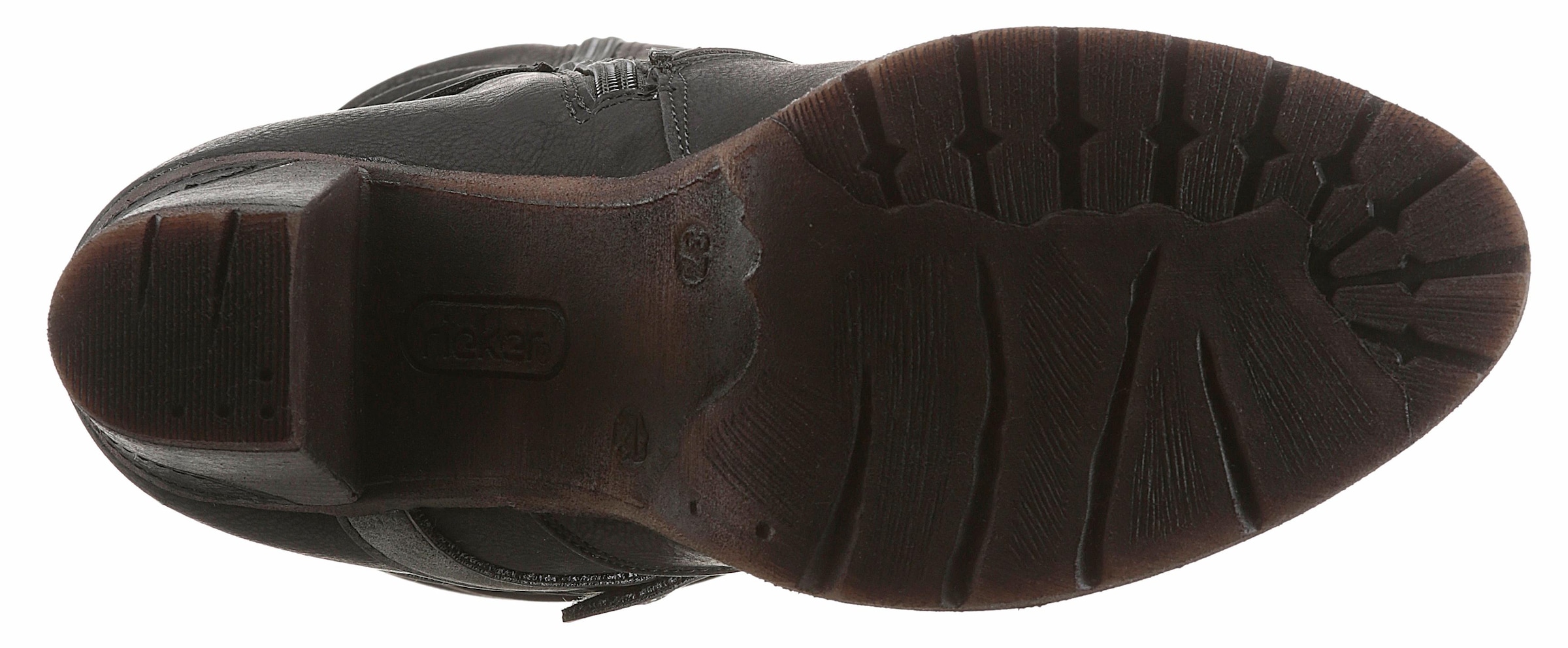 Rieker Winterstiefel  , Blockabsatz, Rieker TEX-Membran, mit stylischem Zierriemchen
