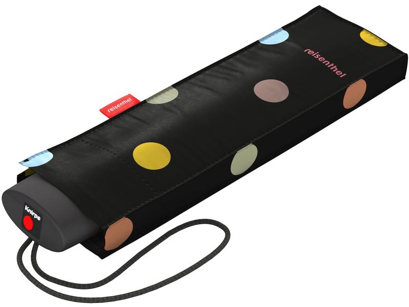 Reisenthel Knirps Schirm Pocket Mini Dots Regenschirm aus recyceltem PET