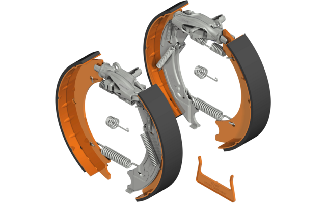 Knott Bremsbacken Set für die Bremsentypen 25-2025 und 20-2425/1