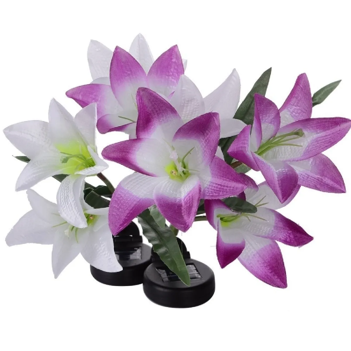 Wewoo LED solaire Forme De Fleur Lys