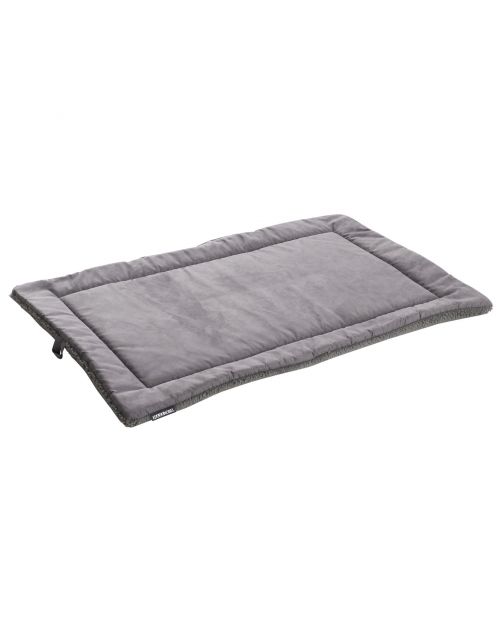 Maxxnobel Benchkussen Nubuck Lederlook\/Teddy Antraciet - Hondenbenchkussen