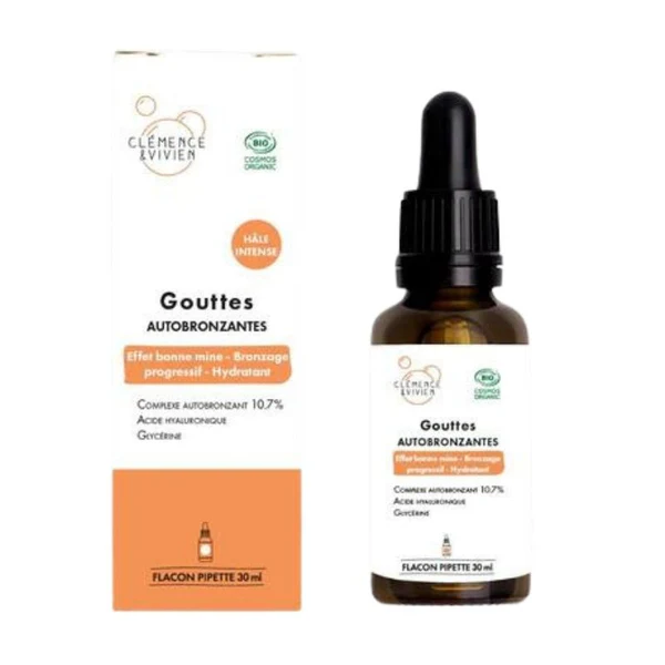 Clémence & vivien Gouttes Autobronzantes - Hâle léger 30 ml