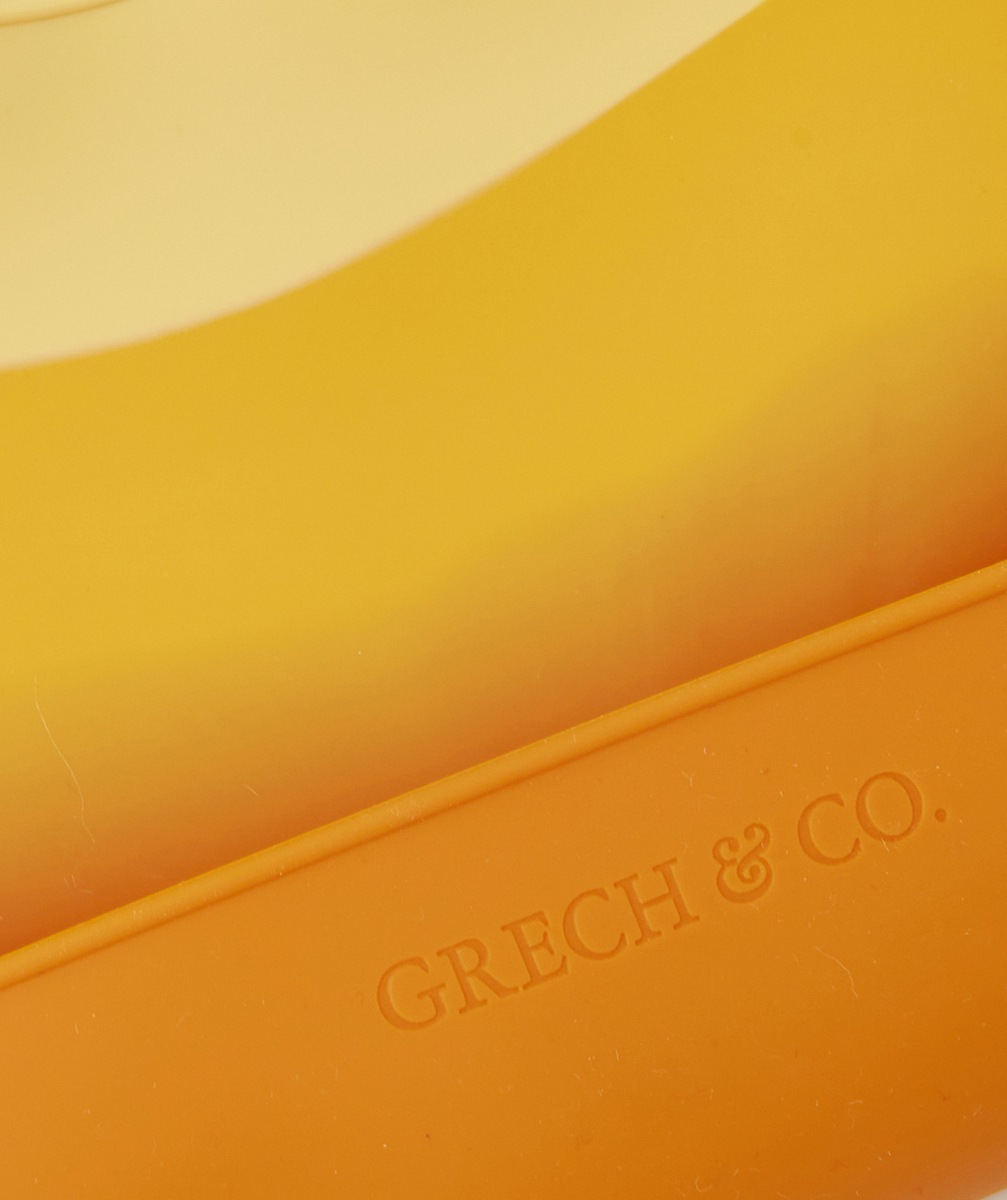 GRECH & CO.BAVOIR ORANGE EN SILICONE