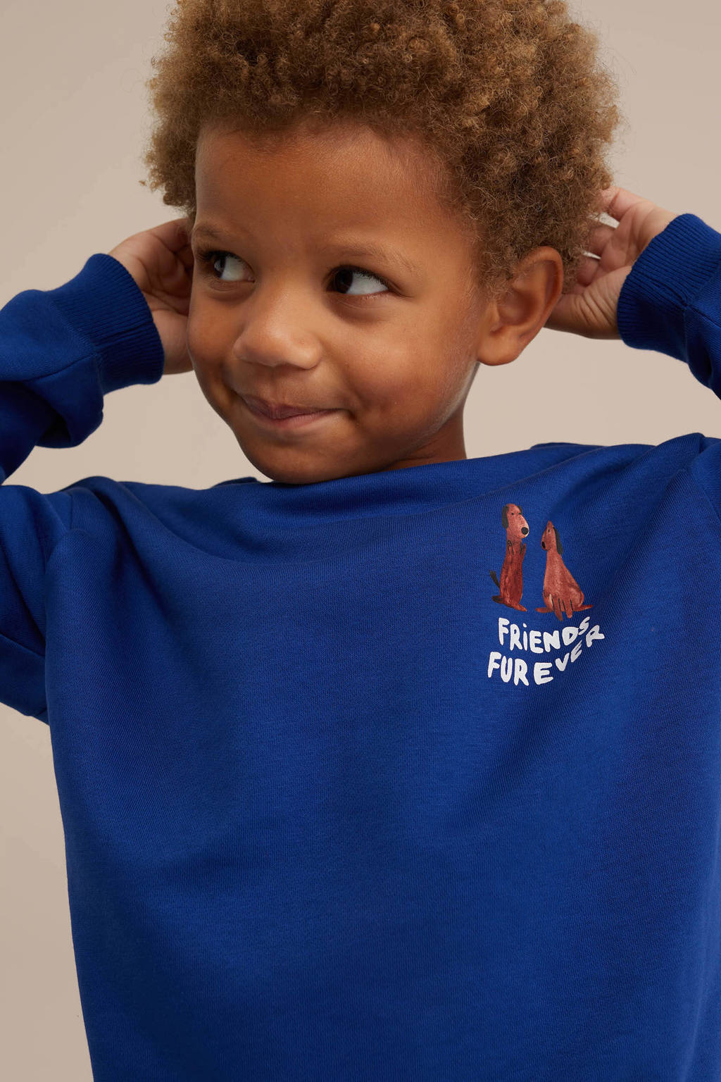 WE Fashion sweater blauw