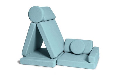 Shappy Play Byggbar Sofa 160x80 cm, Sky Blue