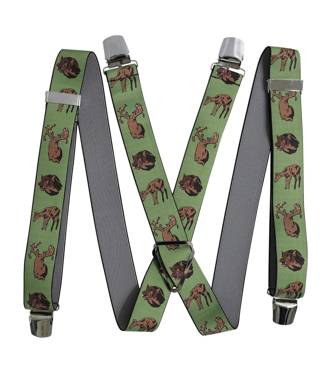 Bretelles réglables motif chasseur