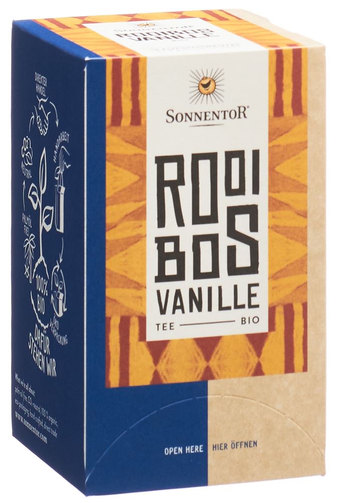 SONNENTOR Rooibos Vanille Tee Tees BIO Btl 18 Stk