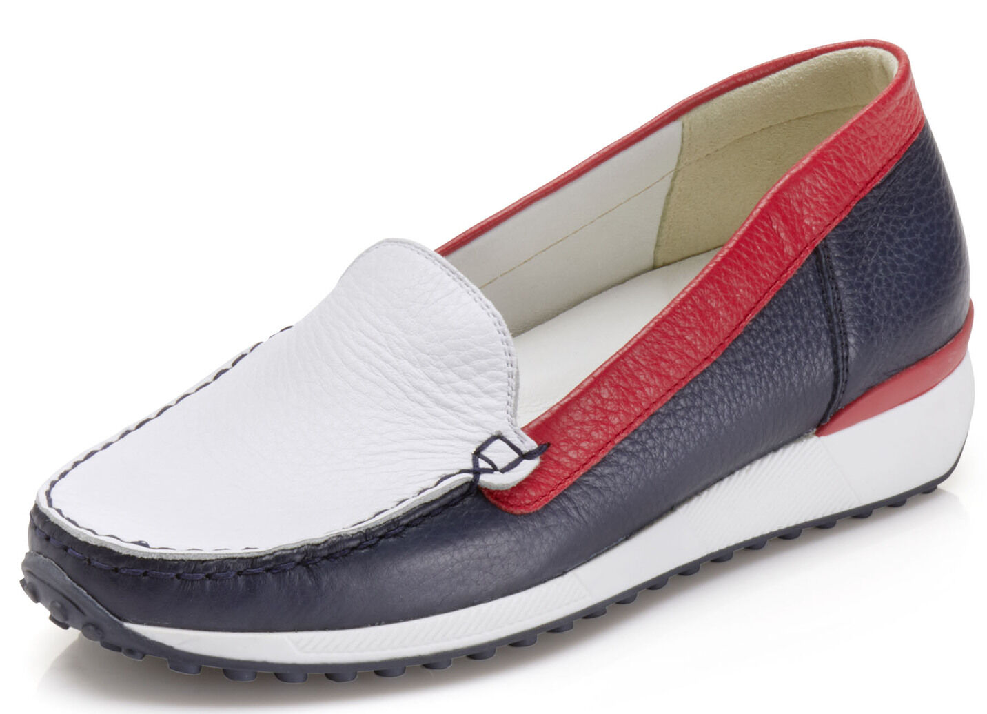 Waldläufer, klassische Damen-Slipper, Weite H, mit herausnehmbarem Fussbett