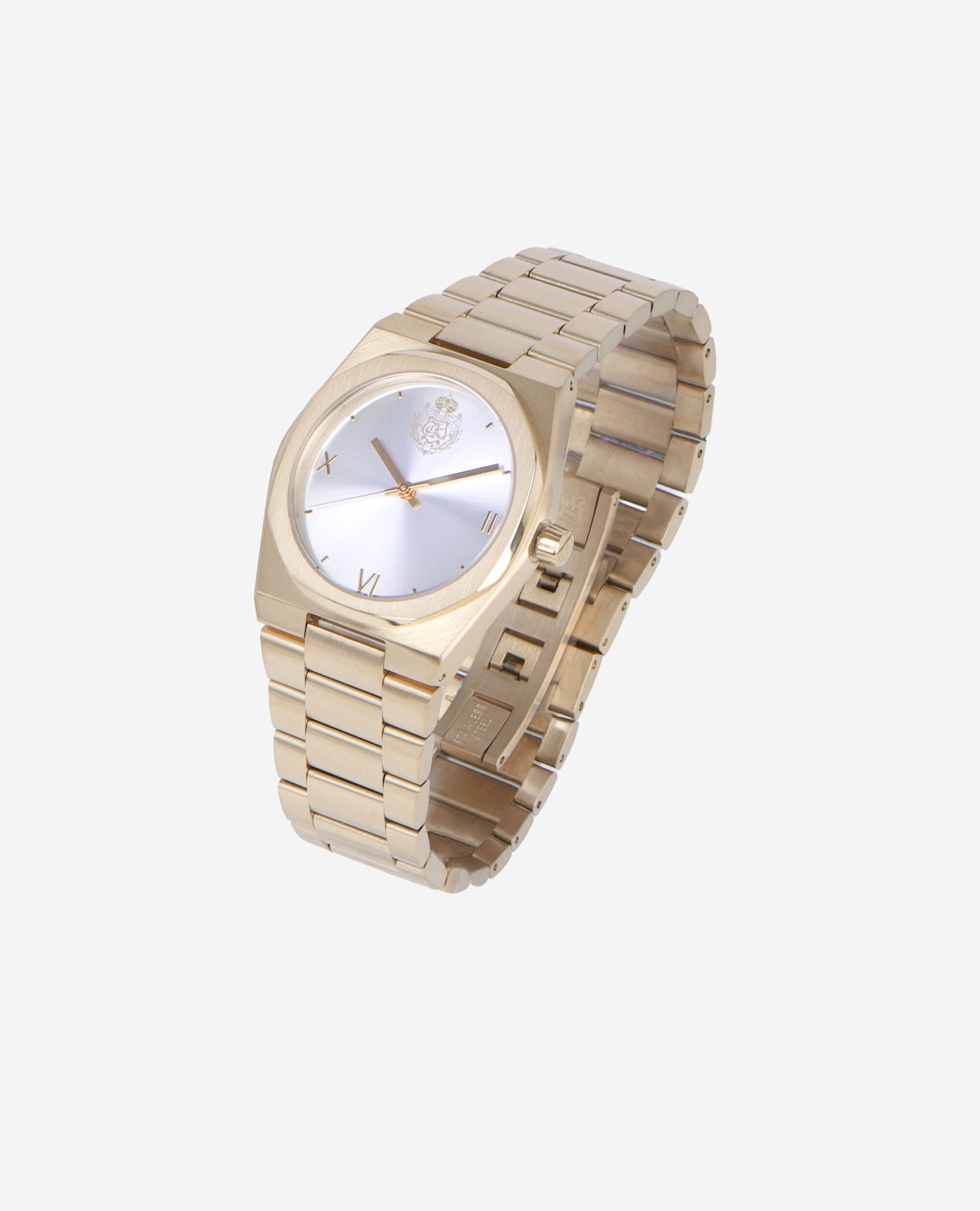 Montre avec Blazon dorée