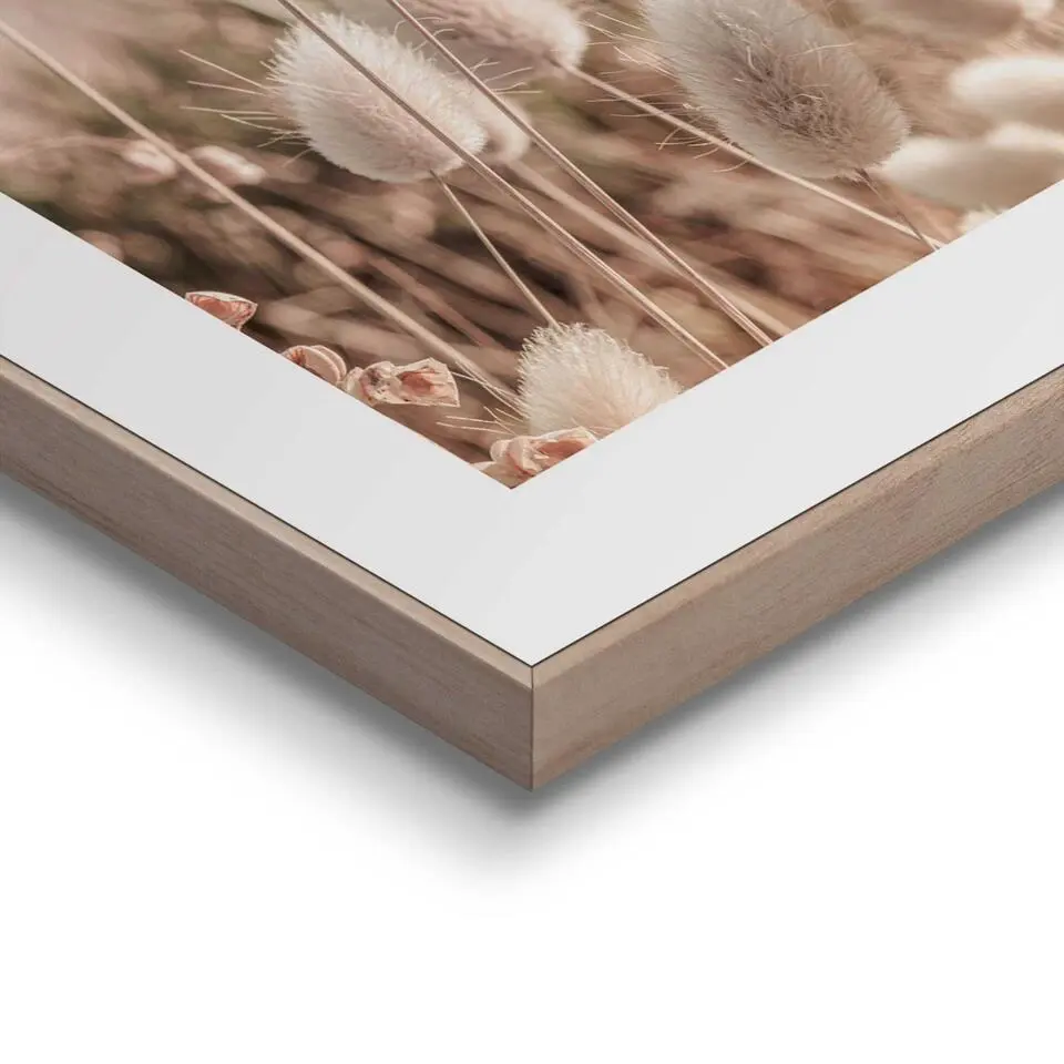 Set poster met lijst - Aards & Abstract