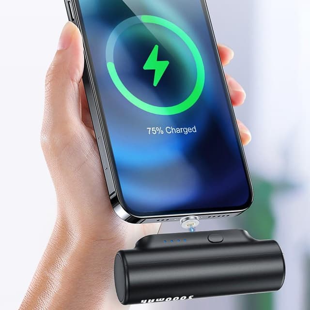 3000mAh Power Bank med 3 magnetiske adaptere