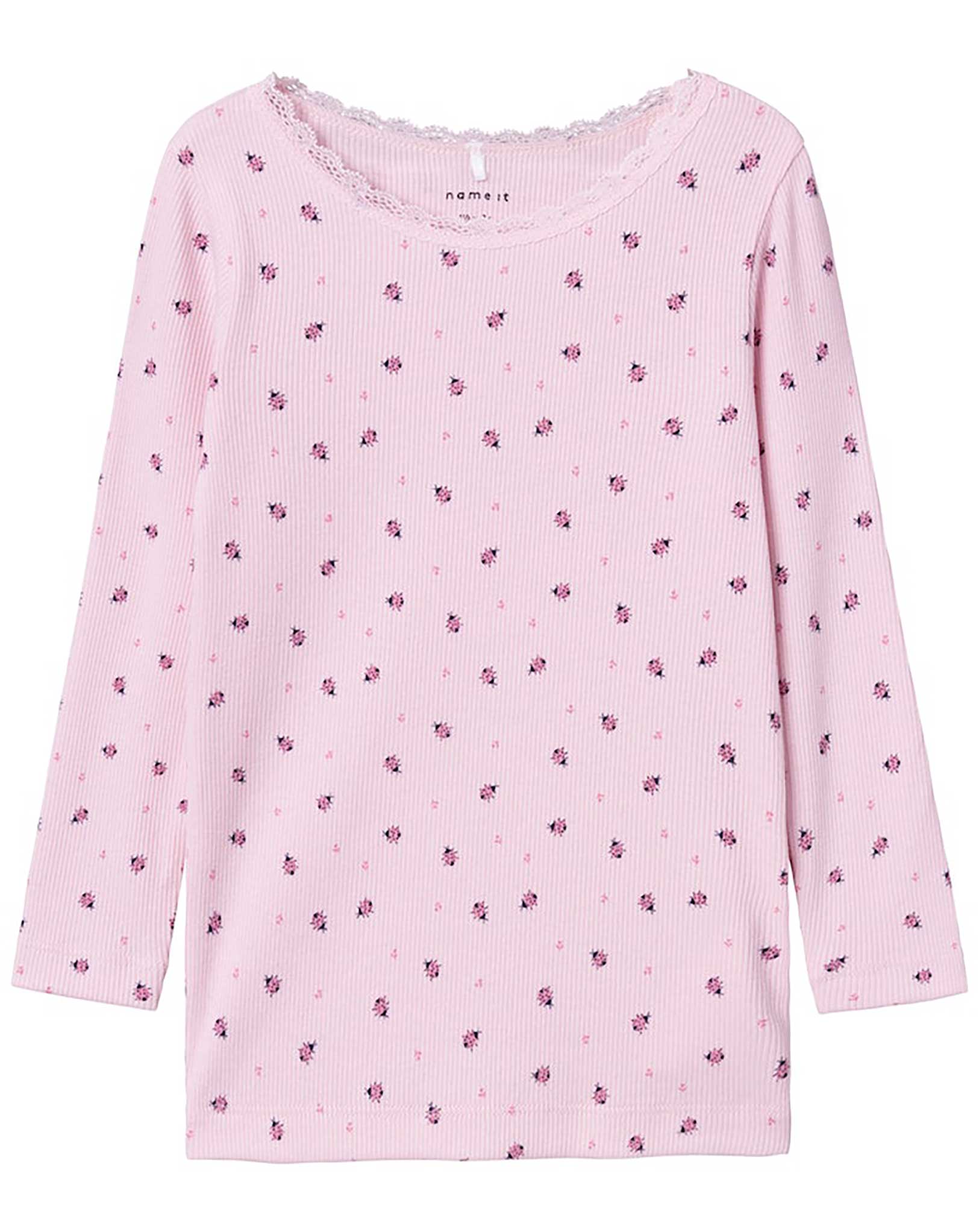Langarmshirt NMFDAB BUGS in parfait pink