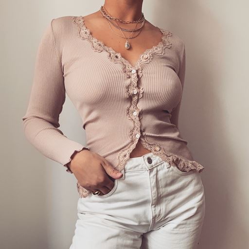 Rosemunde 5420 Cardigan, Vintage Powder, L