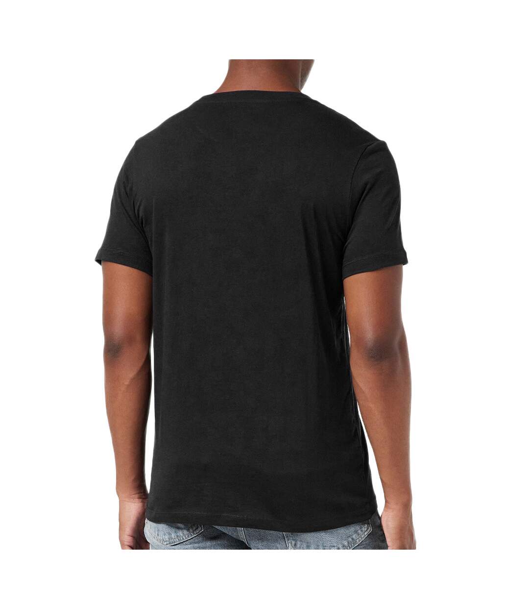 T-shirt Noir Homme Jack and Jones Lock