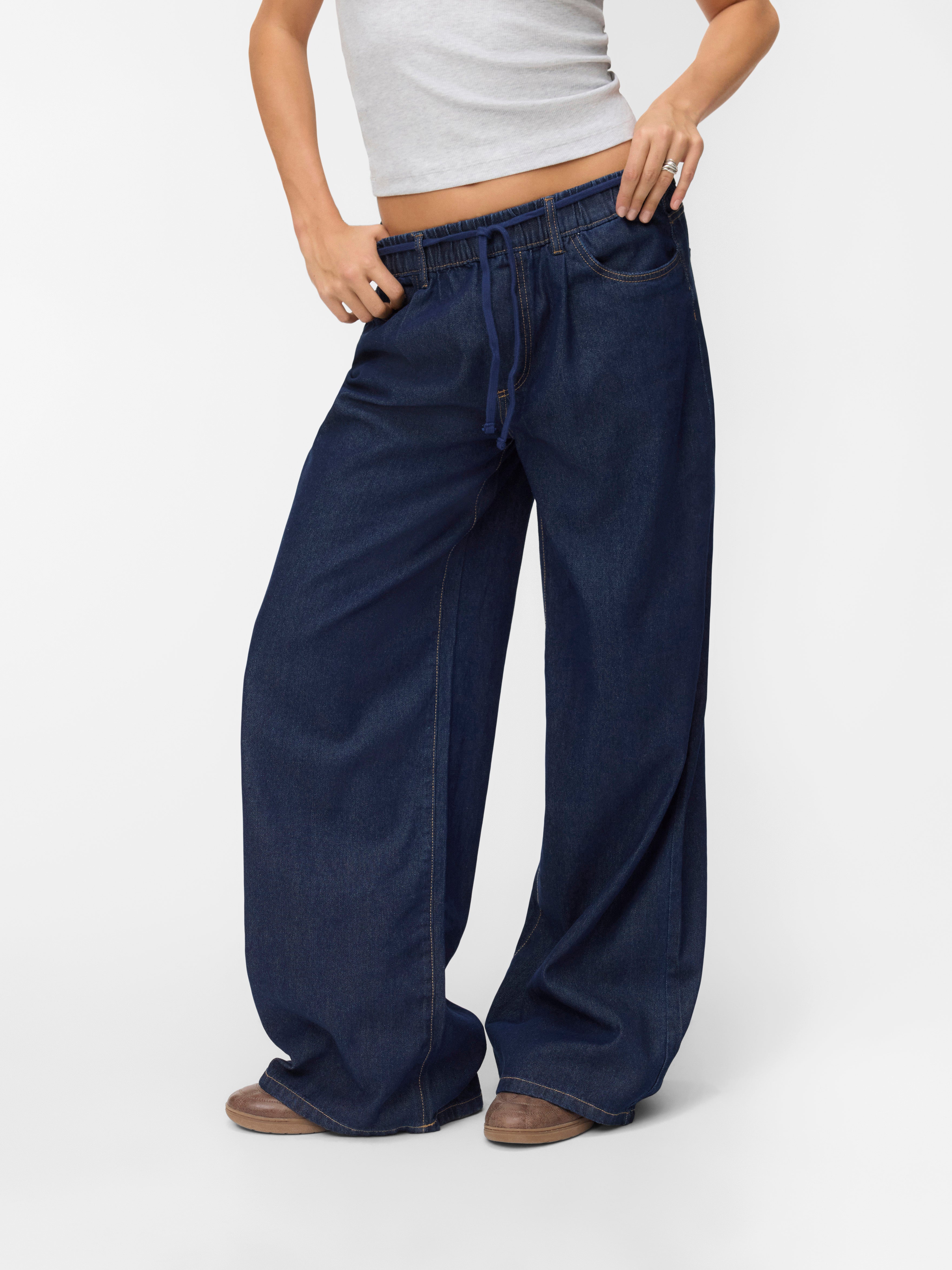 VMVALERIA Mid rise Wide leg fit Jeans