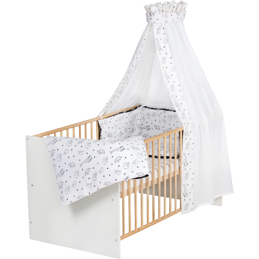 Schardt Komplettbett Classic Gold Origami Black 70 x 140 cm