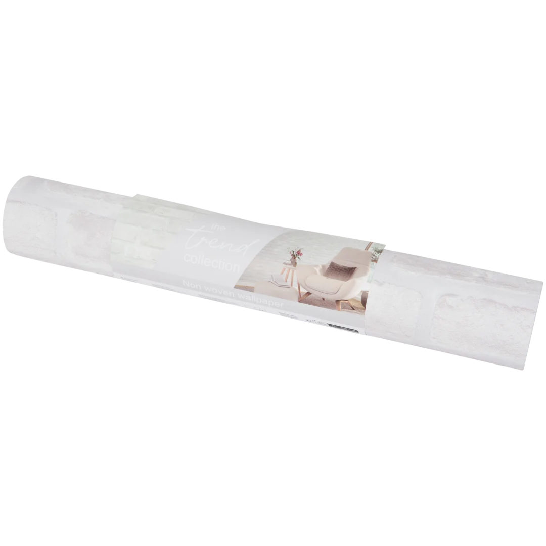 Papier peint intissé Briques Blanches