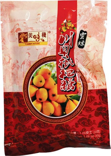 Yummy House Loquat Keel Snoepjes 30g
