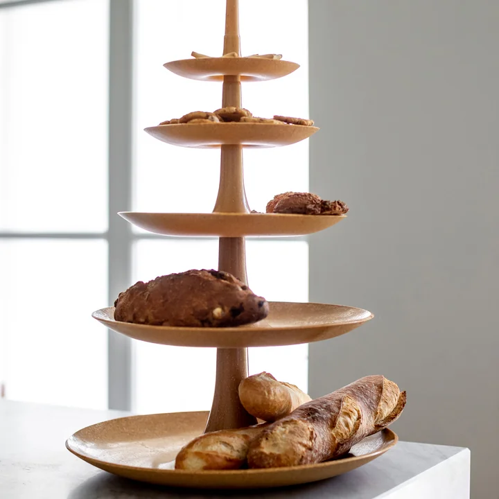 Koziol - Babell Etagere L, nature leaf green
