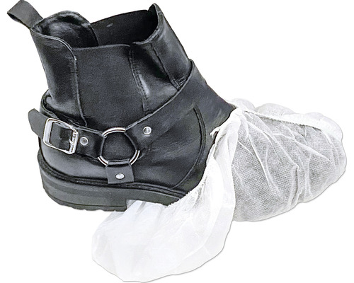 Witte overschoenen, 10 paar, maten 39-46