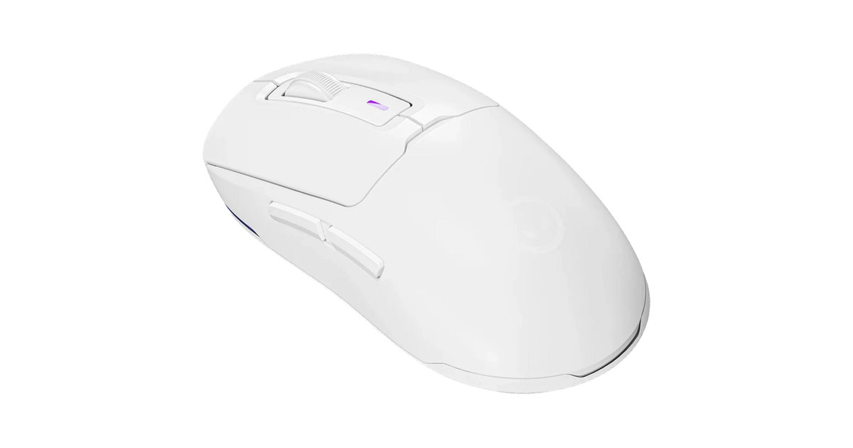 LORGARMSA10W gaming muis  (Wit, 100 - 12000 dpi, RGB, Lightweight)