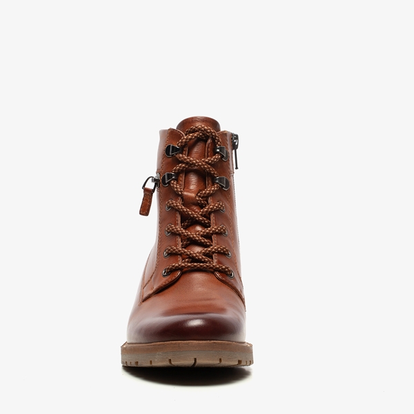 Hush Puppies gevoerde leren dames veterlaarsjes