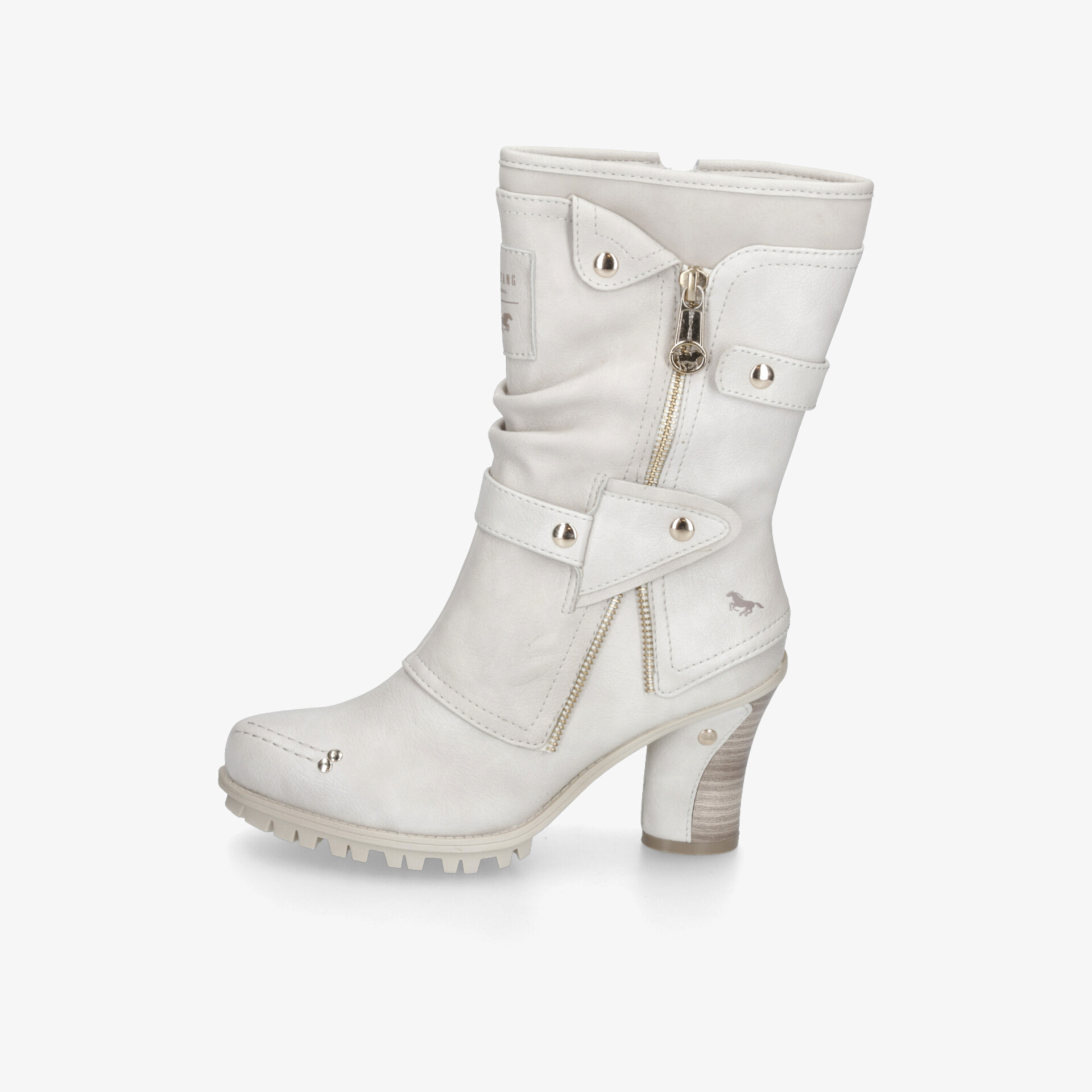 MUSTANG Damen Stiefeletten beige
