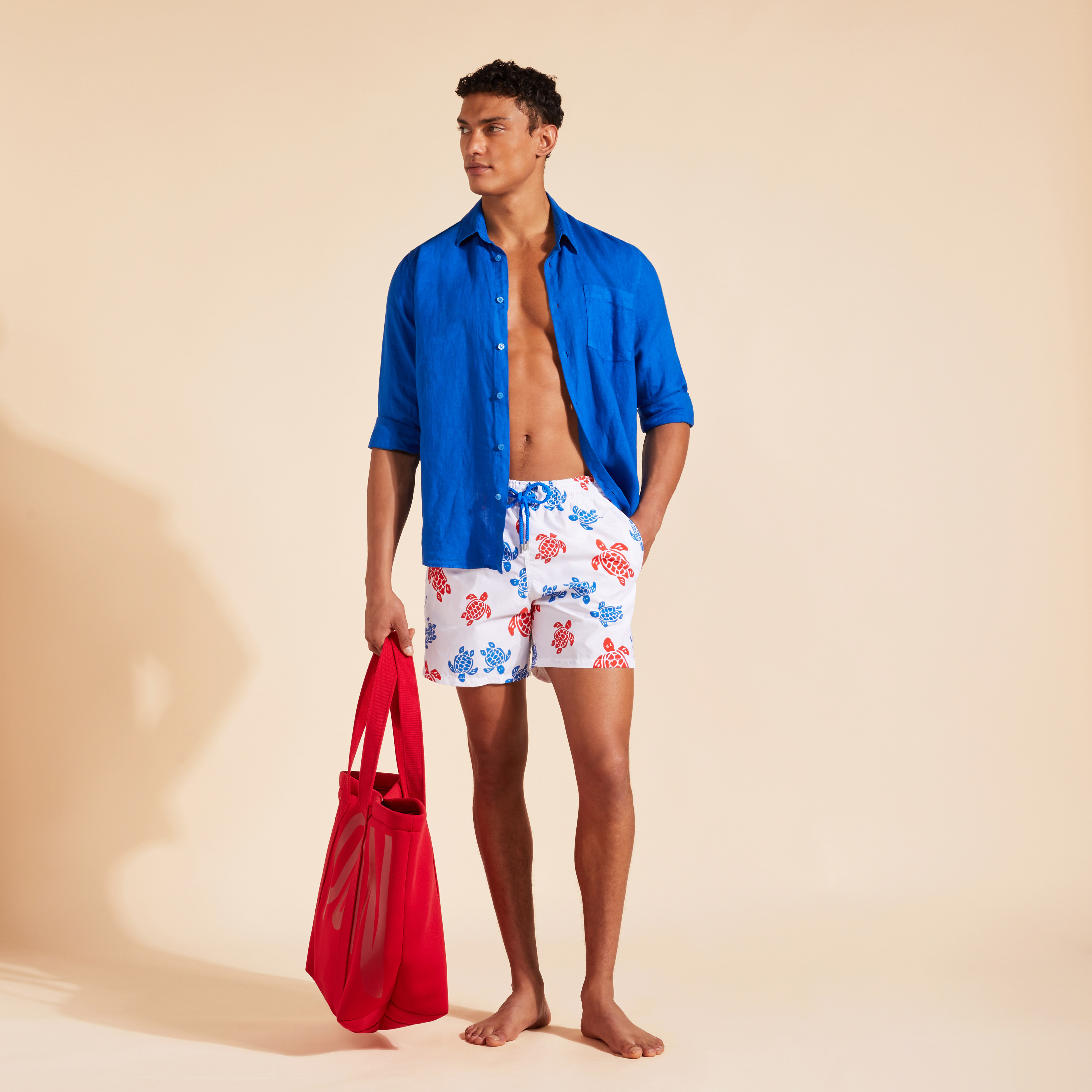 Maillot de bain homme Tortue Multicolores