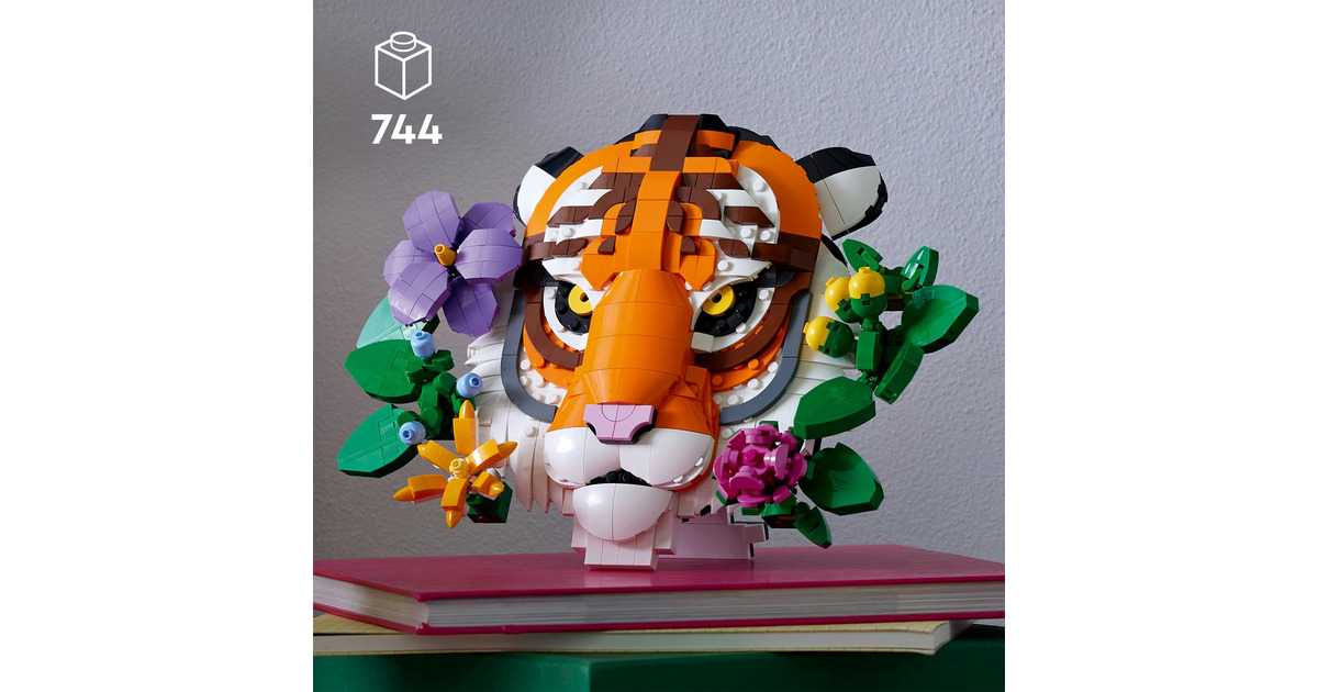 LEGOArt - De Faunacollectie – Tijger Constructiespeelgoed  (31217)