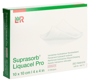 SUPRASORB Liquacel Pro 10x10cm, 10 Stück