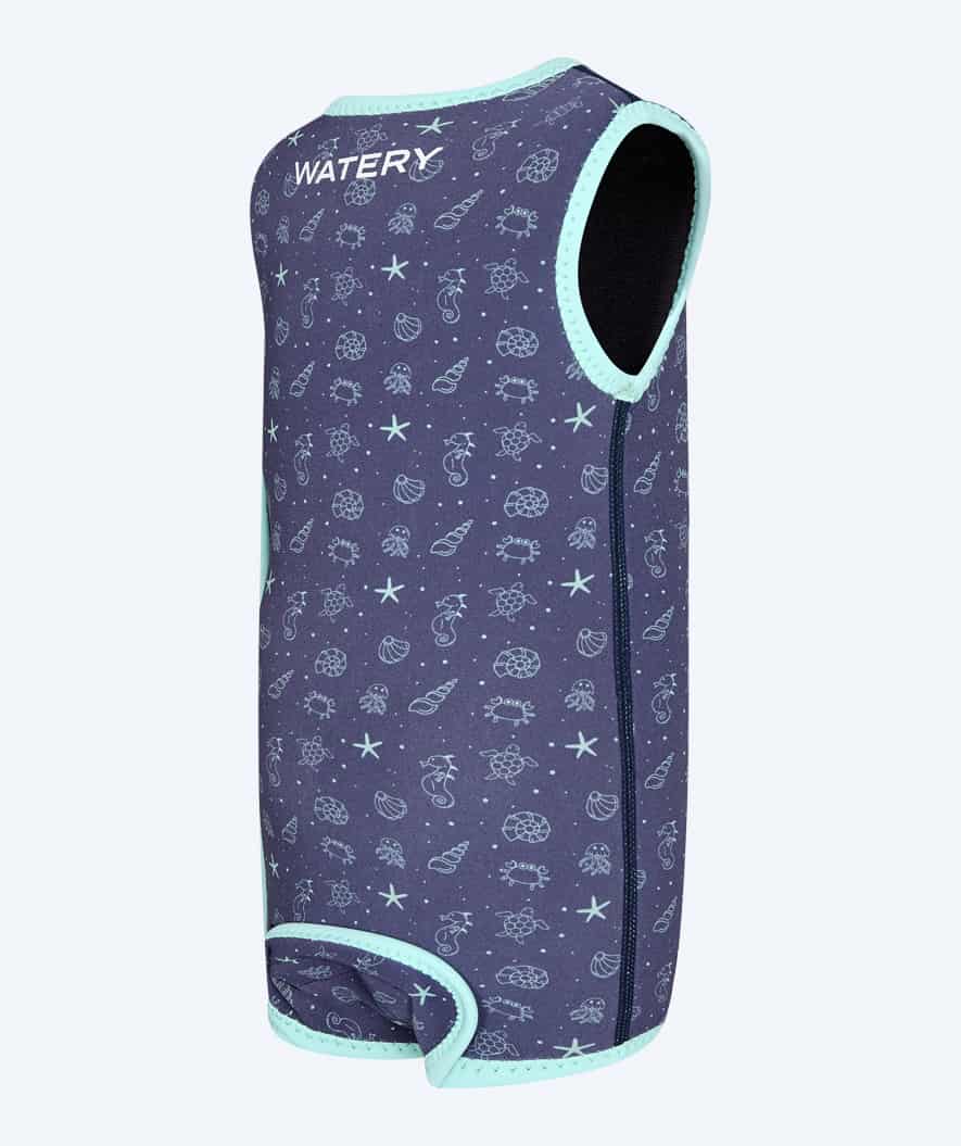 Watery våddragt til børn - Baia Wrap - Atlantic Turquoise