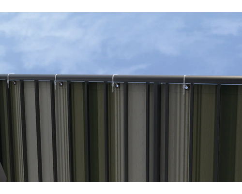 SOLUNA balkonbekleding H:75 cm stof dessin 320b70 (per meter verkocht)