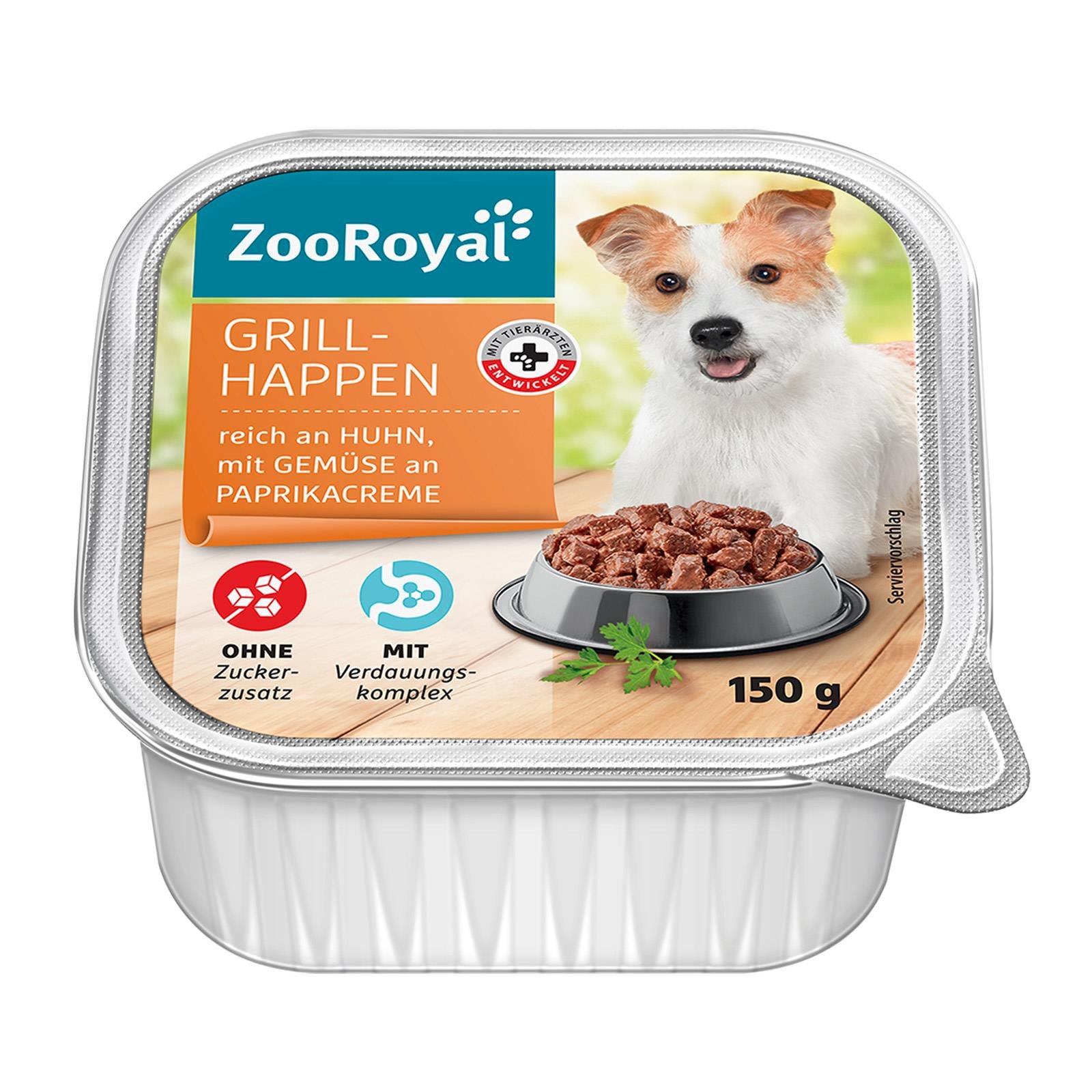ZooRoyal Grillhappen mit Huhn & Gemüse