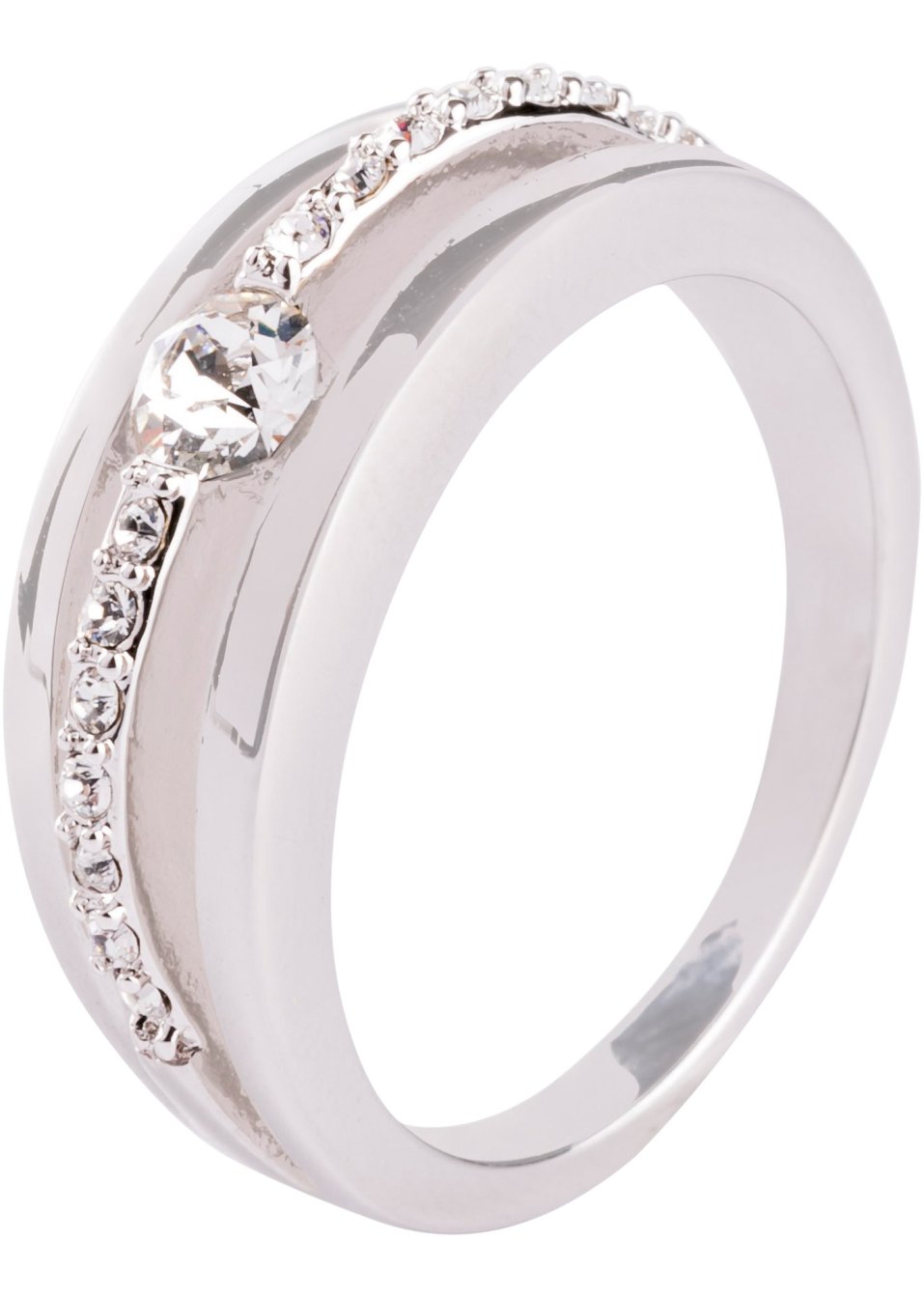 Bague sertie de cristaux