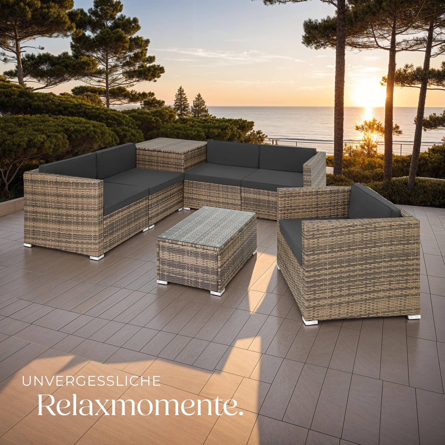 Rattan Lounge Pisa