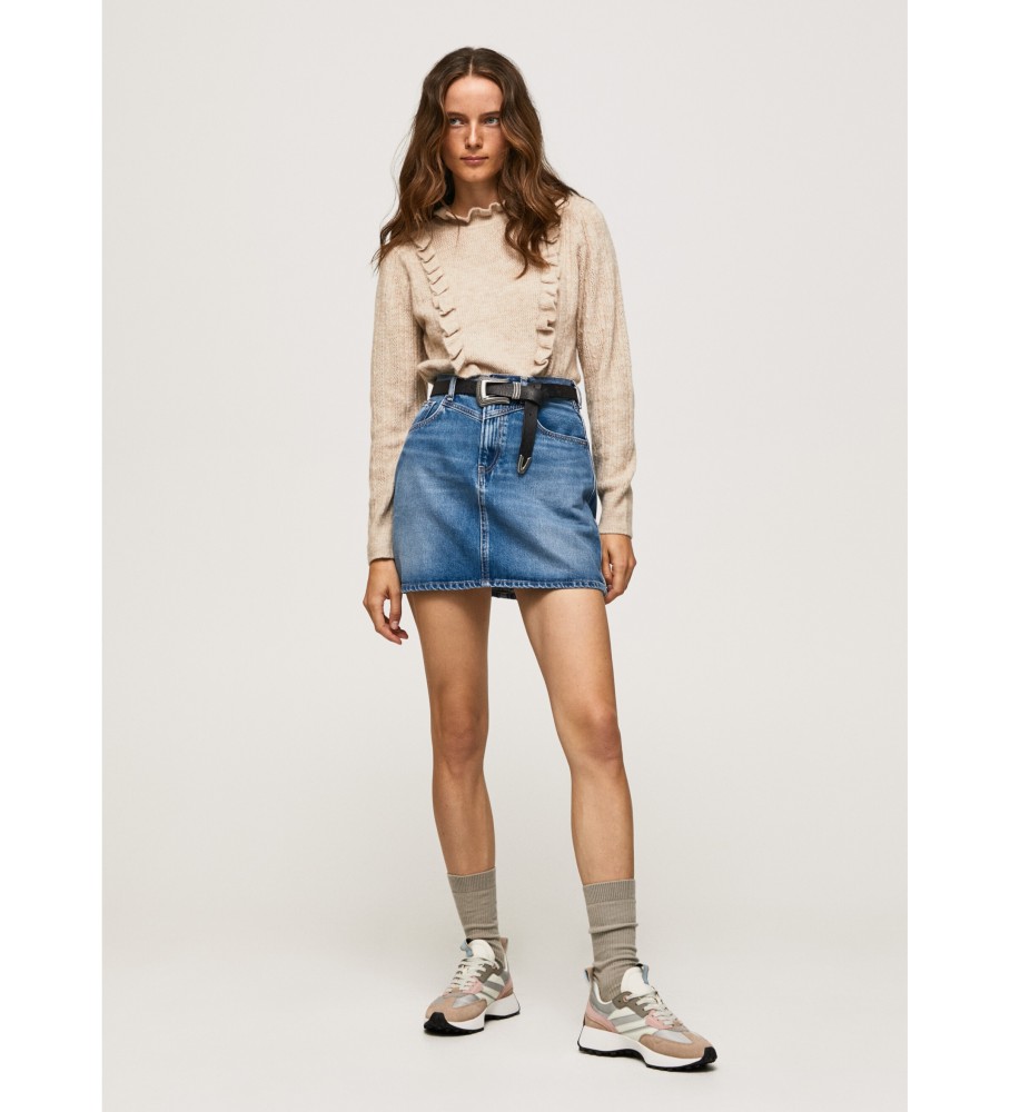 Saia Rachel da Pepe Jeans, azul escuro