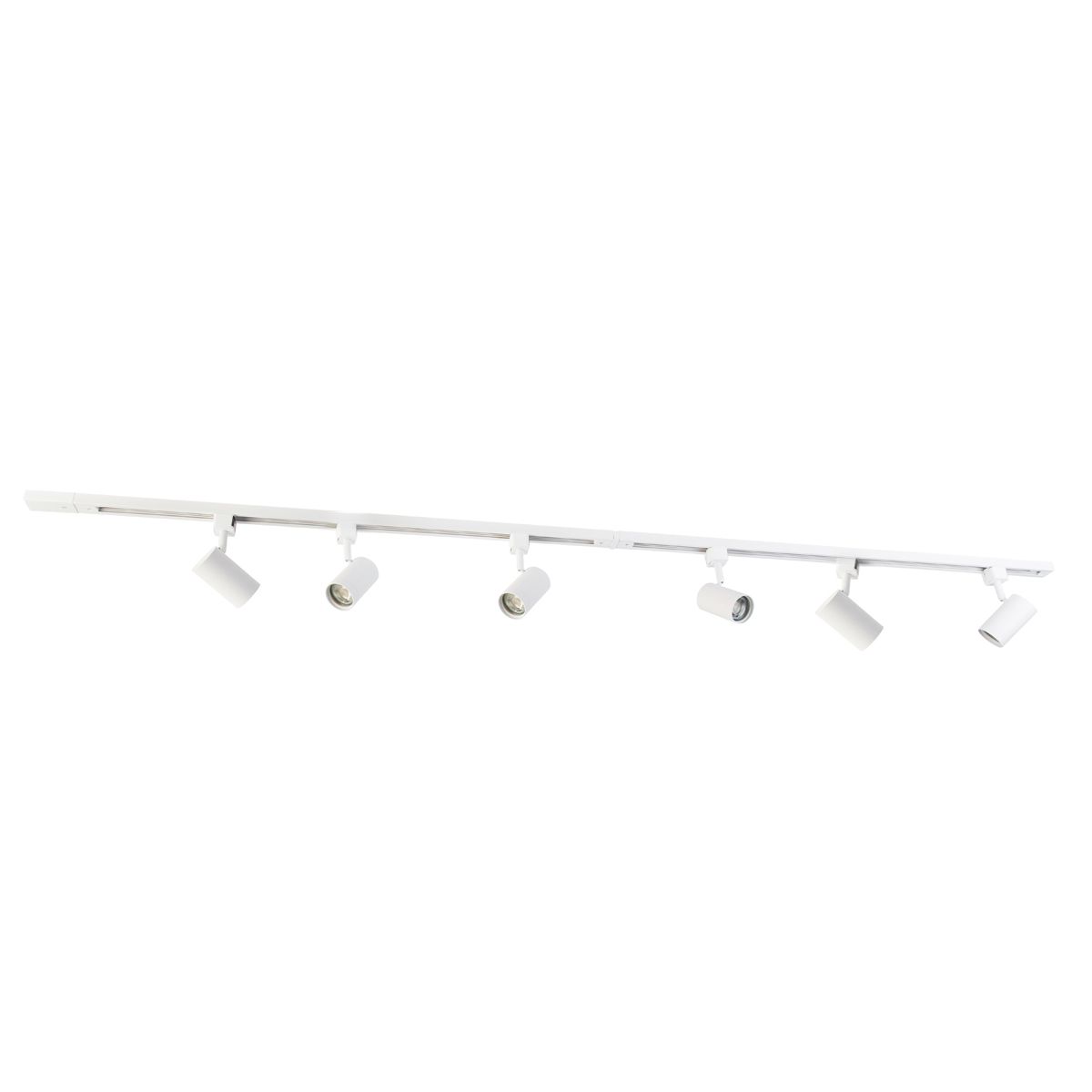 Modern railsysteem met 6 spots wit 1-fase 200cm - Iconic Jeana