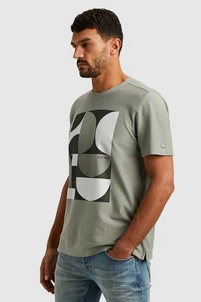 Cast Iron T-shirt Lichtgroen Print CTSS2502555-6169 kopen