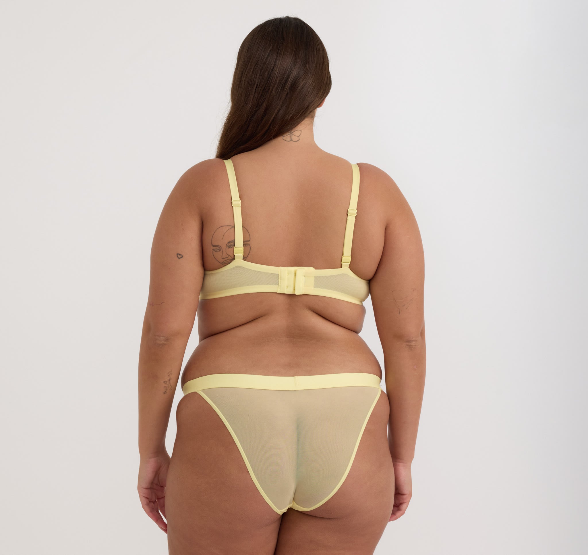 RECYCLED NYLON<br>Mesh Tanga Briefs