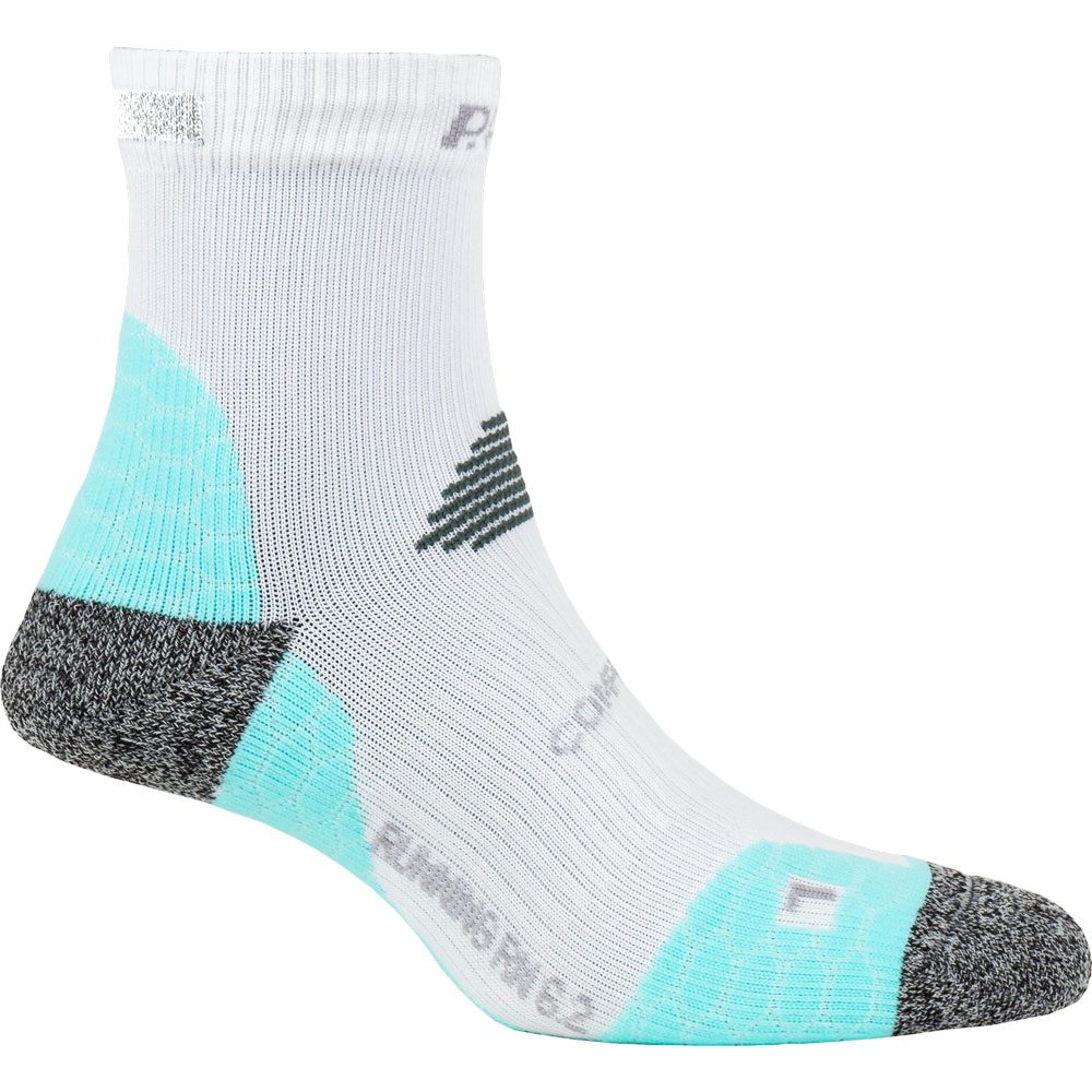 P.A.C. 6.2 Running Reflective Pro Mid Compression Socken weiß
