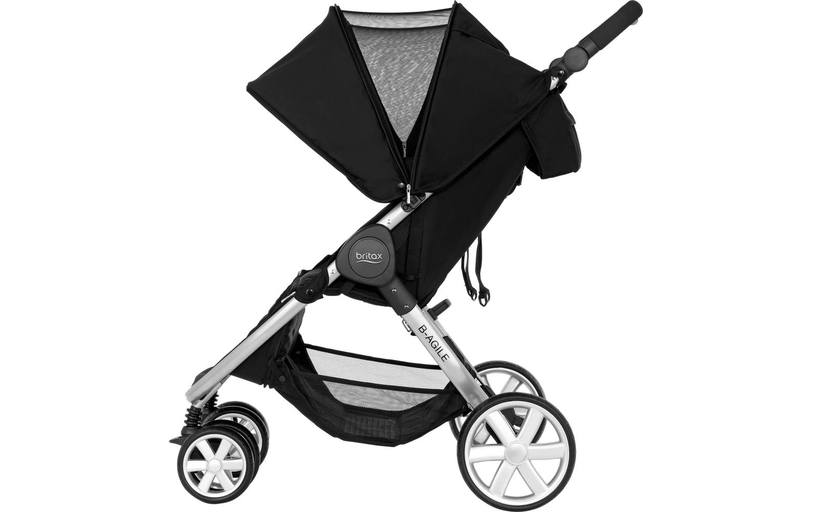 Geschwisterwagen B-Agile Double Cosmos Black<br>Zwillingswagen mit Komfort