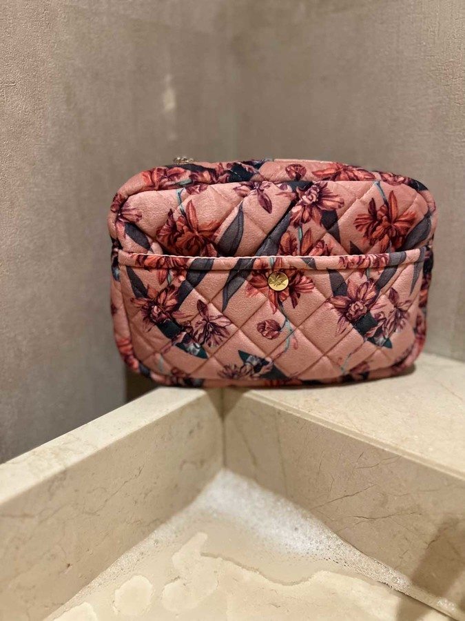 Fan Palm Beauty Bag Flawless Rose Large