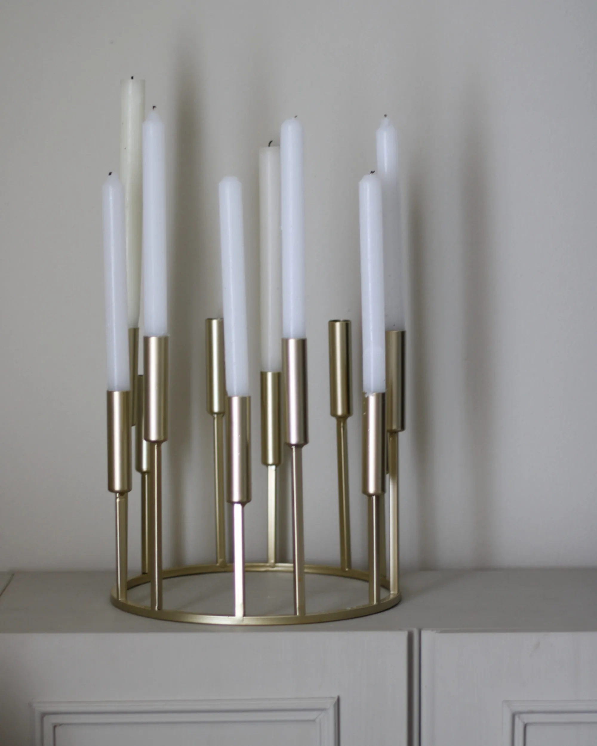 Kaarshouder TRAFARIA Metaal 26 cm Goud