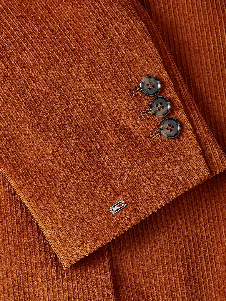 TOMMY HILFIGER Cord Blazer Relaxed Fit orange