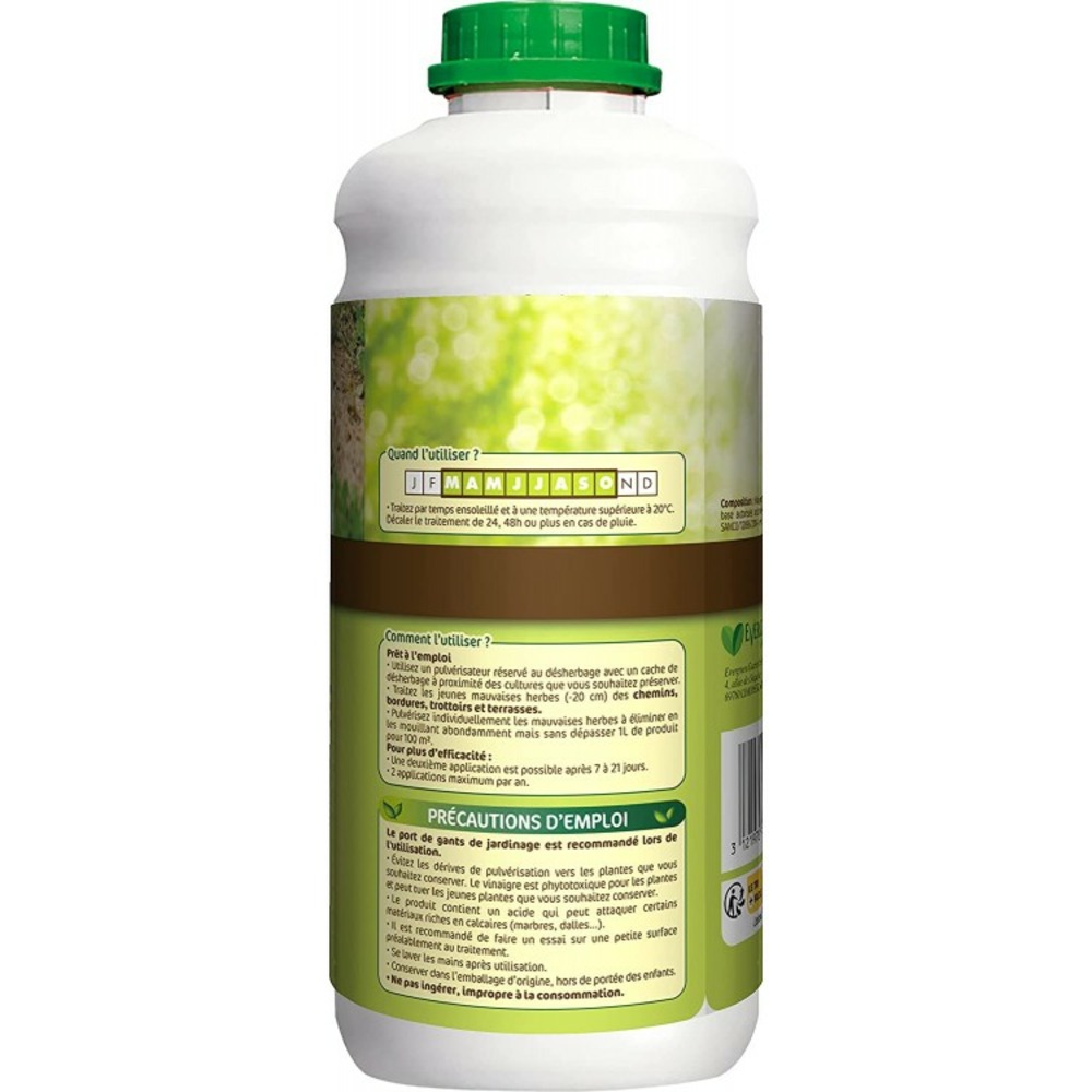 Naturen vinaigre de désherbage multi-usages 1l ( nvin1 )