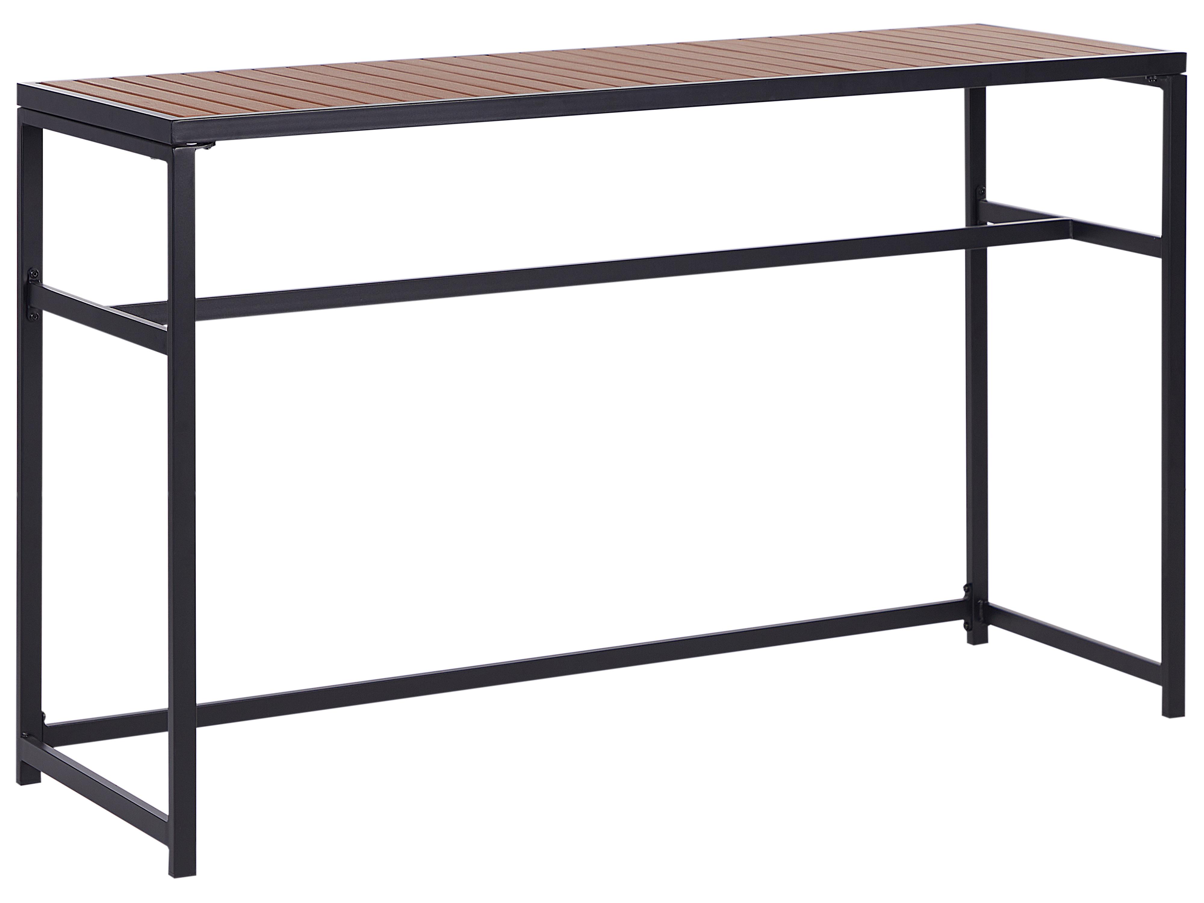 Tuin barset 2-zits AVETRANA Metaal Bruin/zwart