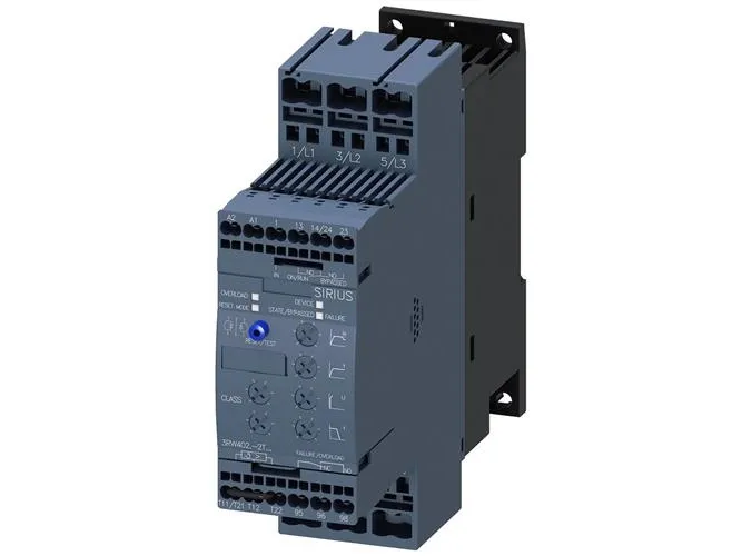 Siemens 3RW4026-2TB04 3RW40262TB04 Enhed til blød start Motorydelse ved 400 V 11 kW 480 V Nominel strøm 25 A