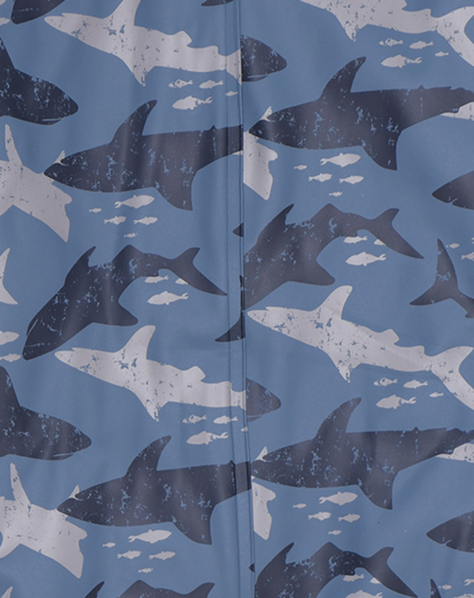 Regenoverall HAISCHWARM mit Innenfleece in china blue