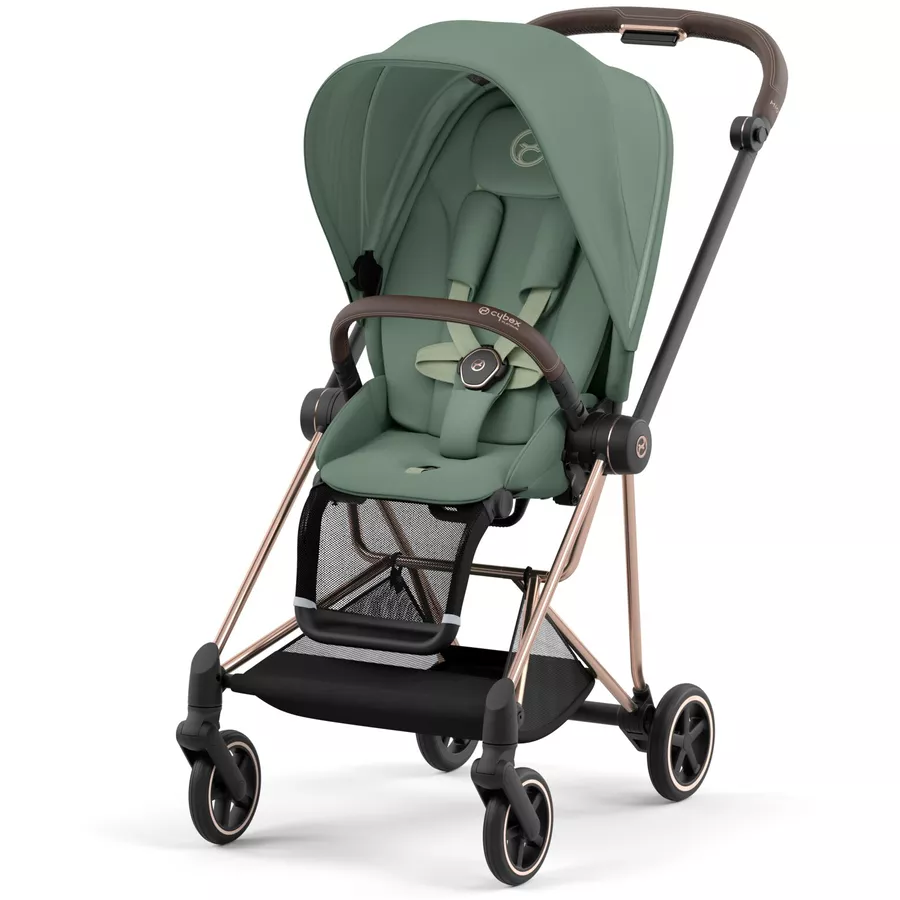cybex PLATINUM Kombikinderwagen New Mios Rosegold Leaf Green