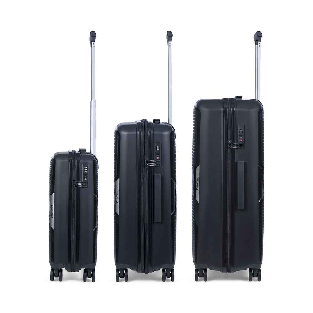 TravelZ Swinger 3-delige kofferset - Black